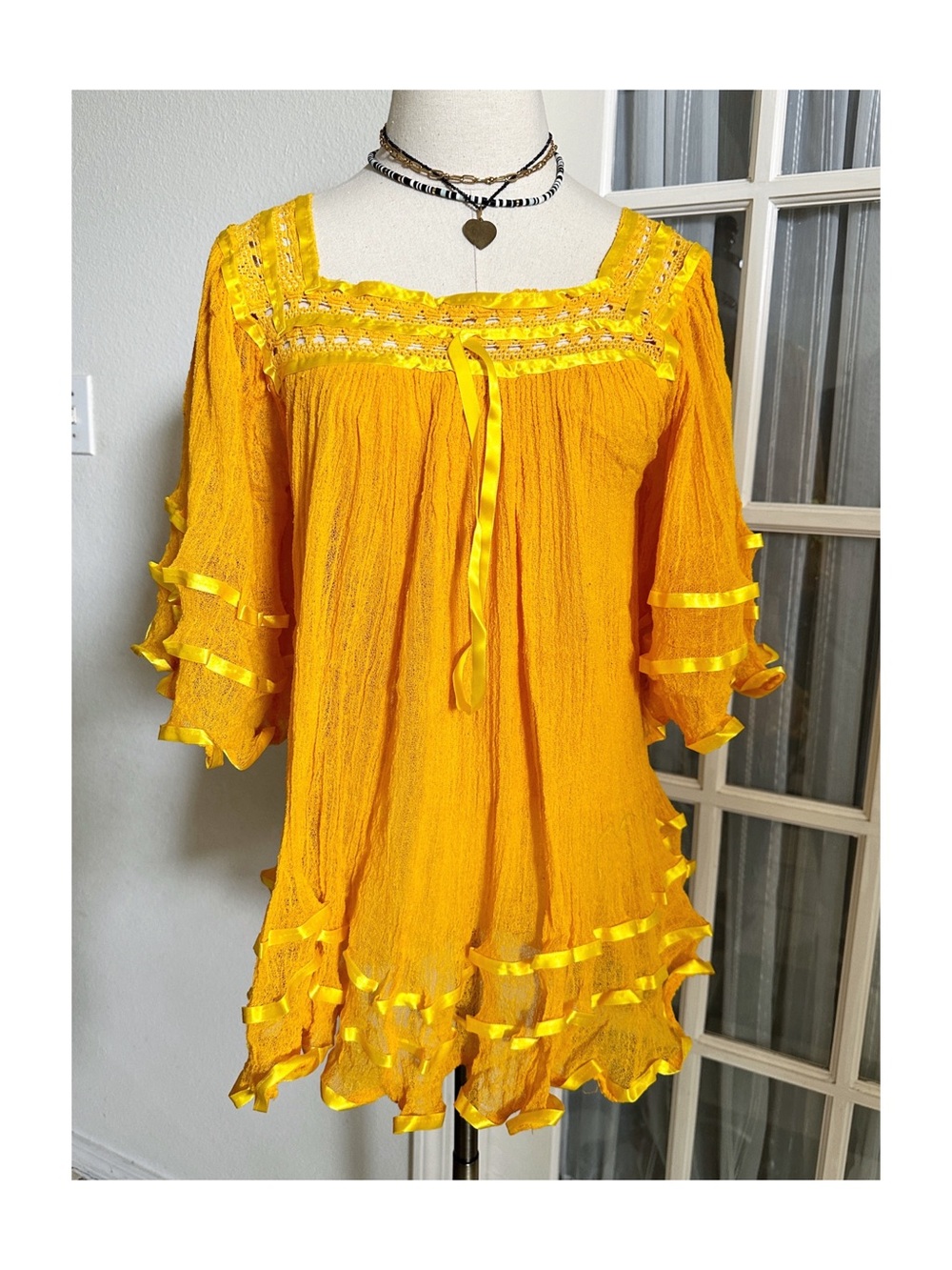 Mexican Angelita Gauze Top NEW